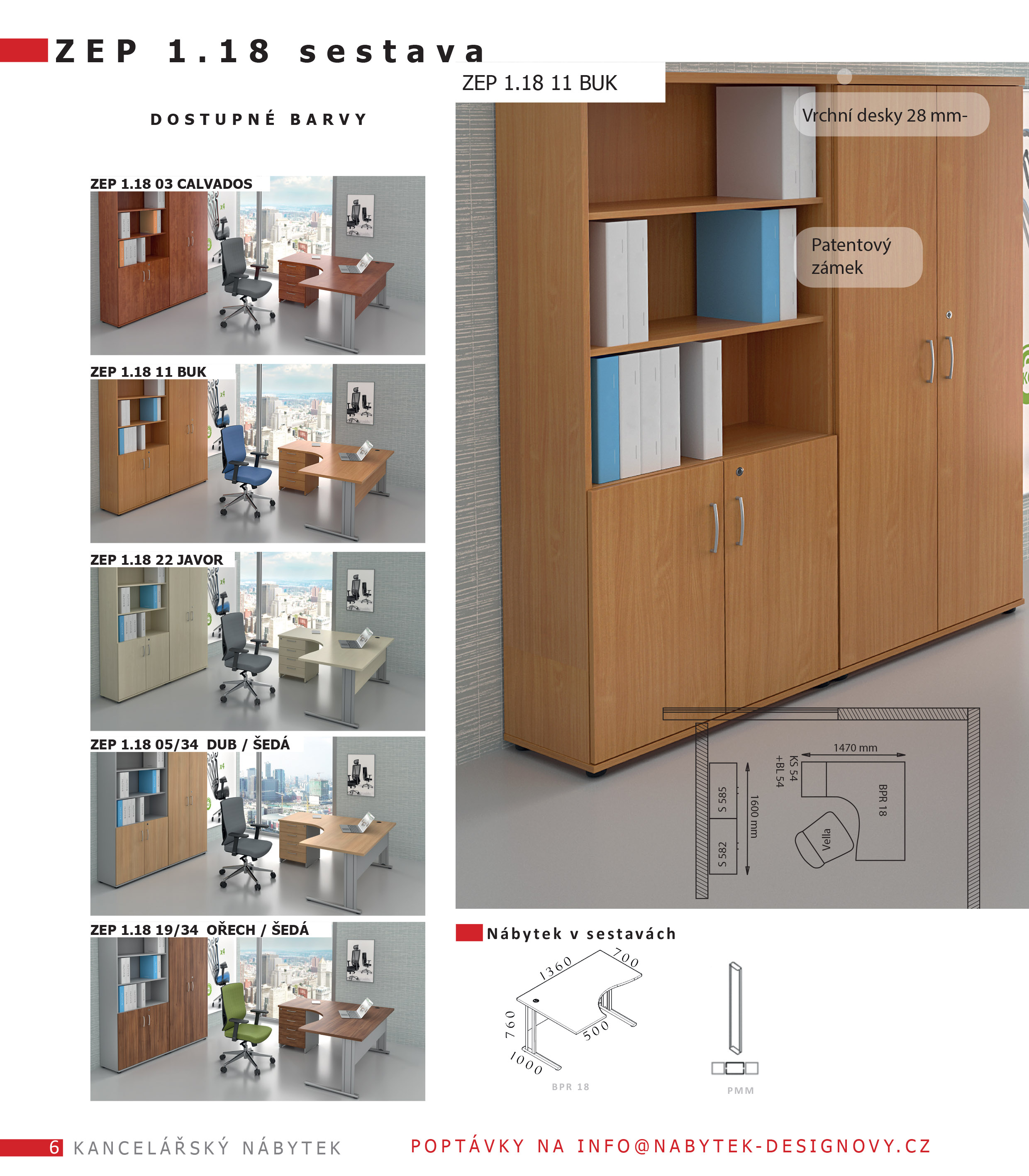 Katalog Kancelářský nábytek KOMFORT